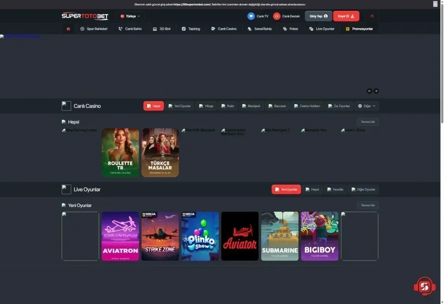 Süpertotobet ekran görüntüsü